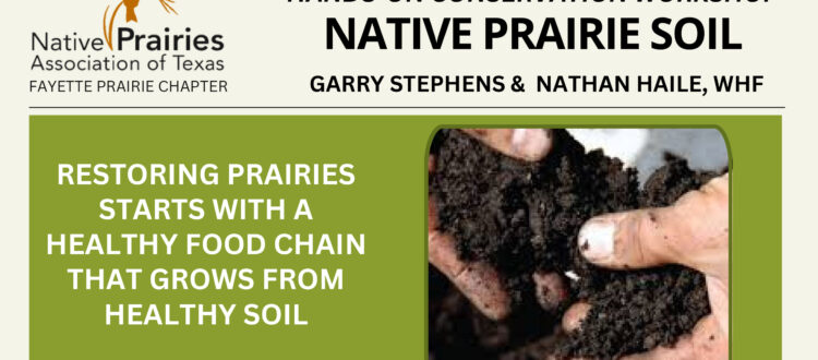 Native Prairie Soil Workshop