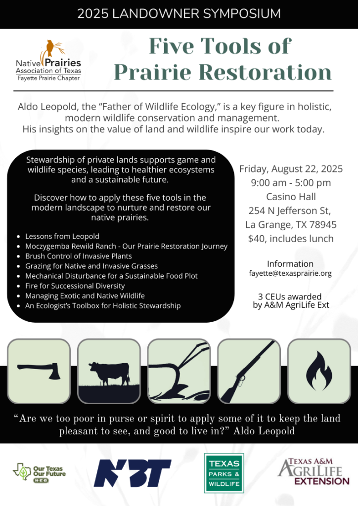 Five Tools of Prairie Restoration